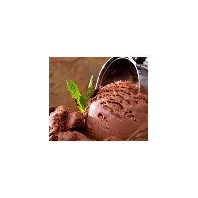 Helado de chocolate casero